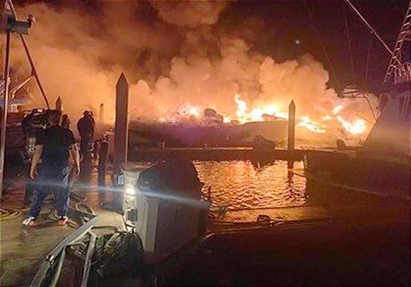 ¡SE QUEMAN SEIS YATES! -Otros seis quedaron chamuscados