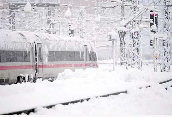 ¡EU, NORUEGA, CHINA, RUSIA SE CONGELAN! -UNA TORMENTA INVERNAL PROVOCÓ NEVADAS EN PARTES DE AUSTRIA, SUIZA Y LA REPÚBLICA CHECA, CAUSANDO ESTRAGOS EN LOS VIAJES DE TODA LA REGIÓN.