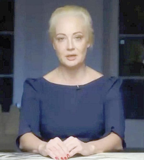 ¡VIUDA DE NAVALNY PROMETE MANTENER SU LUCHA CONTRA EL KREMLIN Y CASTIGAR A PUTIN POR SU MUERTE!