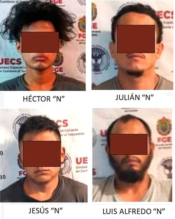 ¡CUATRO DETENIDOS POR SECUESTRO DE TRABAJADORA DE PEMEX!