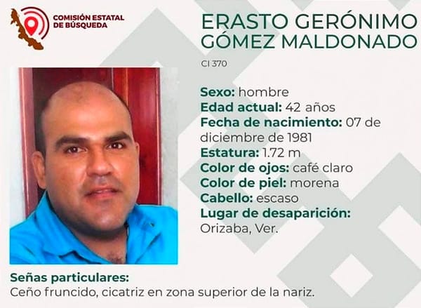 ¡MUERE SIN HABER ENCONTRADO A SU ESPOSO DESAPARECIDO!