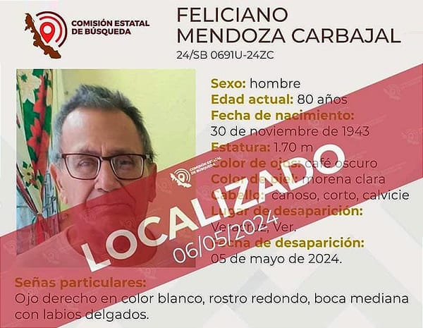 ¡LOCALIZAN SANO Y SALVO A DON FELICIANO!