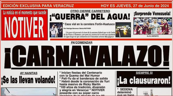 LA PORTADA - JUEVES 27 DE JUNIO 2024