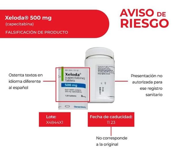 ¡FALSIFICAN MEDICAMENTOS! - CONTRA EL CÁNCER