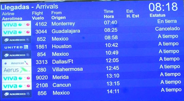 ¡SE QUEDAN SIN VOLAR 168 PASAJEROS DE VIVA AEROBÚS!