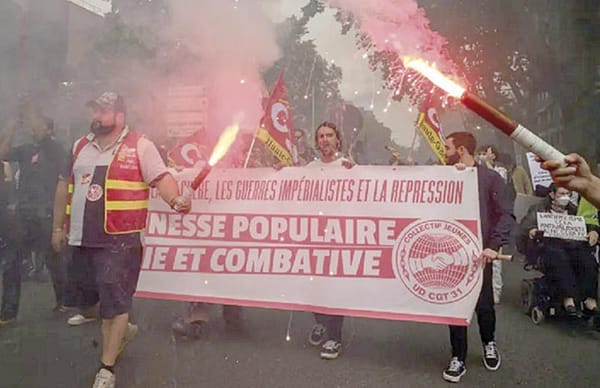 ¡SE MANIFIESTAN DECENAS DE MILES DE FRANCESES CONTRA EXTREMA DERECHA!