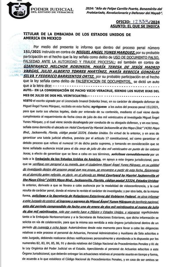 ¡JUEZ PIDE SU LOCALIZACIÓN! - *Lo aprietan, también requieren saber de sus entradas y salidas del país
