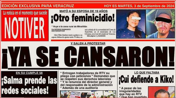 LA PORTADA - MARTES 3 DE SEPTIEMBRE 2024