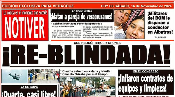 LA PORTADA - SÁBADO 16 DE NOVIEMBRE 2024