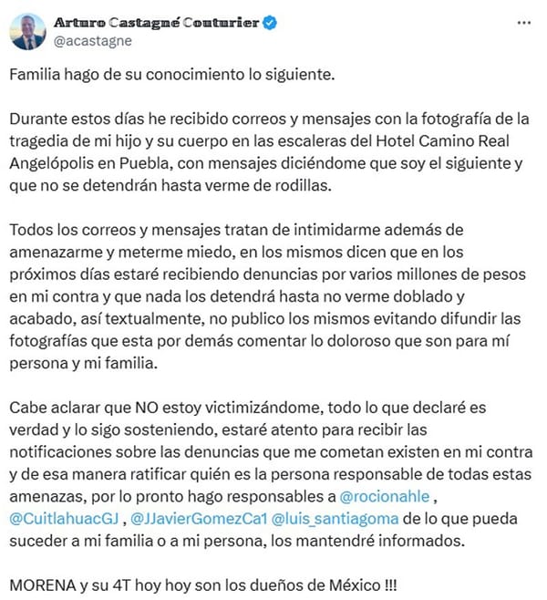 ¡ACALAMBRAN A CASTAGNÉ!