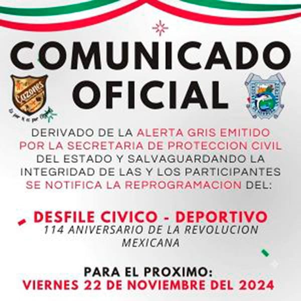 ¡HASTA SUSPENDEN DESFILES!