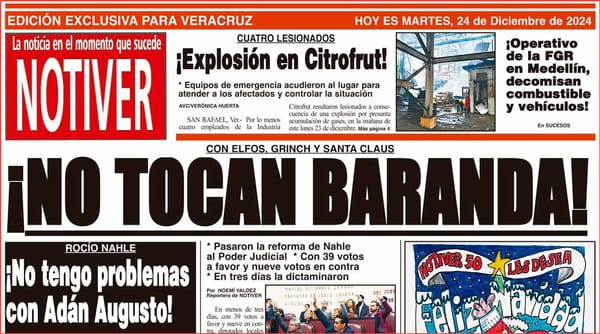 LA PORTADA - MARTES 24 DE DICIEMBRE 2024