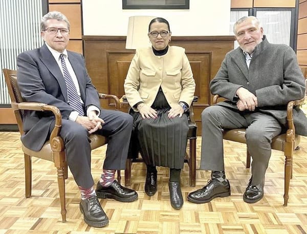 ¡ADÁN AUGUSTO Y MONREAL PACTAN CON SEGOB EN PALACIO NACIONAL!