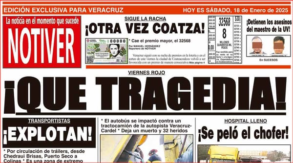 LA PORTADA - SÁBADO 18 DE ENERO 2025