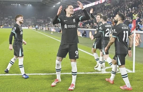 ¡DARWIN SALVA AL LIVERPOOL CON DOBLETE!