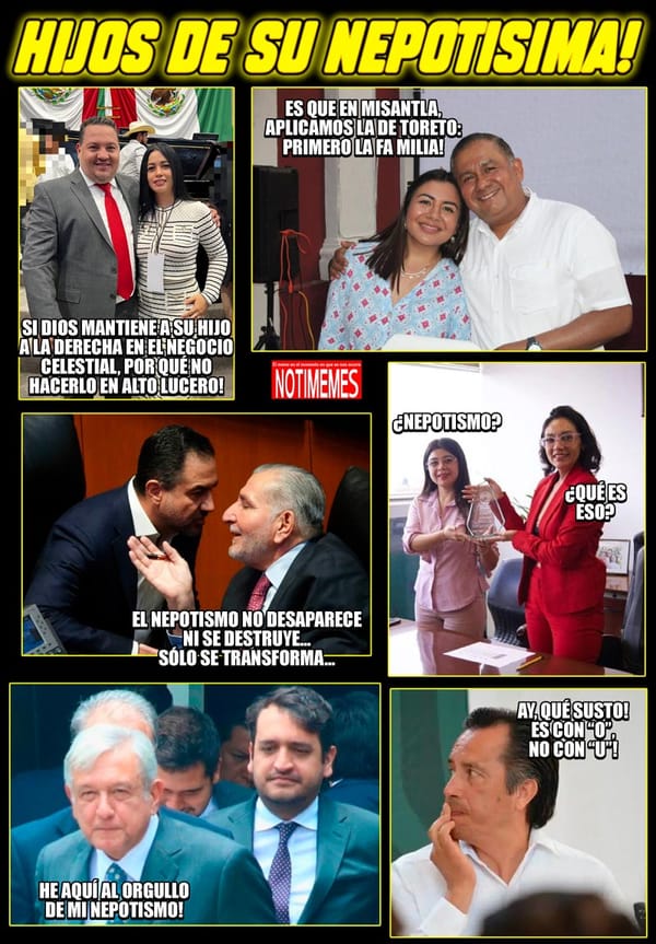 NOTI-MEME | - HIJOS DE SU NEPOTISIMA!