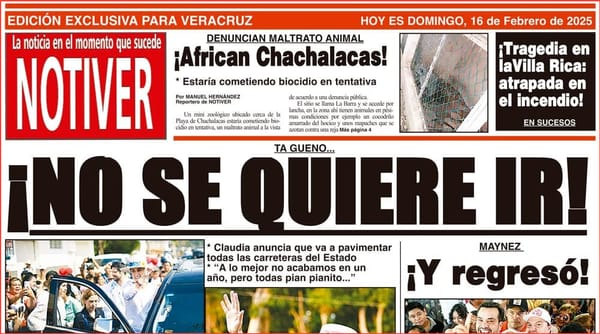 LA PORTADA - DOMINGO 16 DE FEBRERO 2025