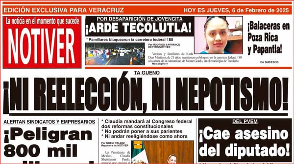 LA PORTADA - JUEVES 6 DE FEBRERO 2025