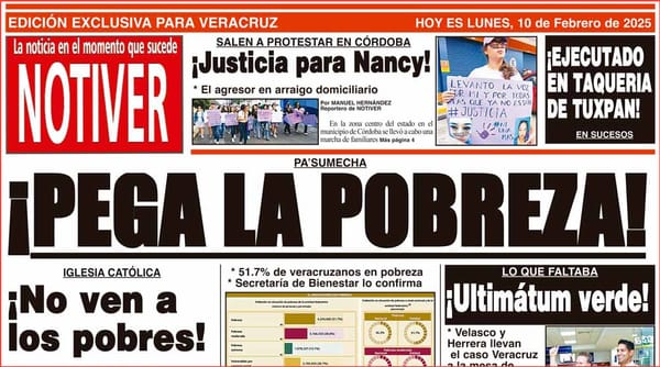 LA PORTADA - LUNES 10 DE FEBRERO 2025