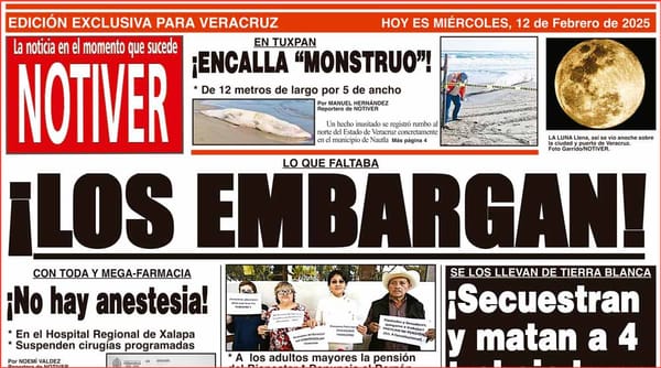 LA PORTADA - MIÉRCOLES 12 DE FEBRERO 2025
