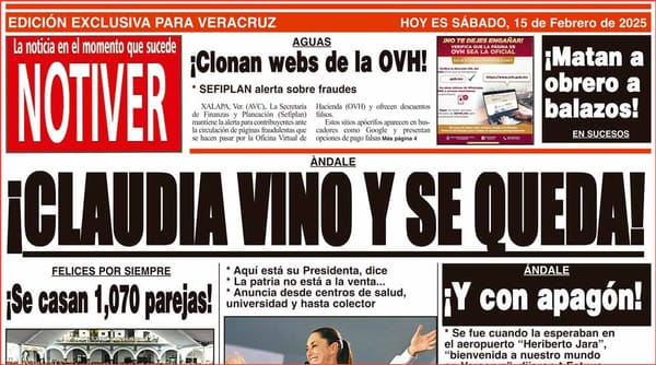 LA PORTADA - SÁBADO 15 DE FEBRERO 2025