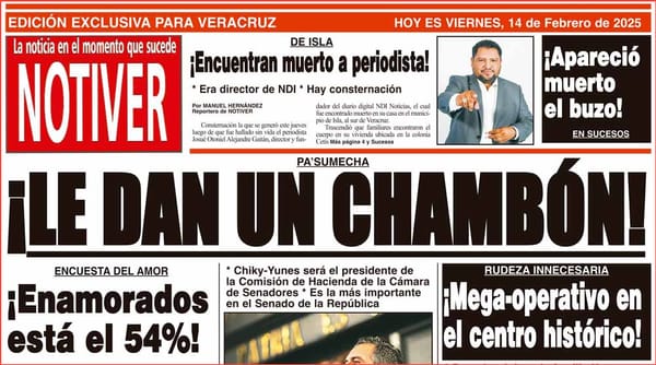 LA PORTADA - VIERNES 14 DE FEBRERO 2025