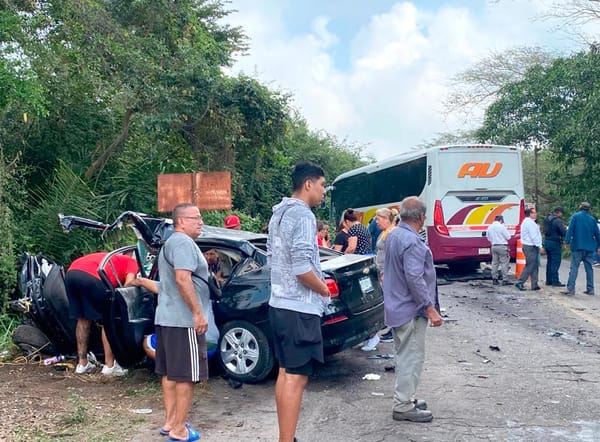 ¡FALLECE SEGUNDA VÍCTIMA DE LA CARAMBOLA DE DOS AUTOS Y UN AU!