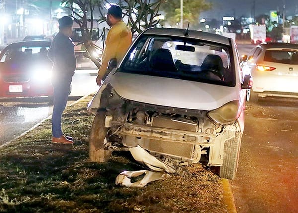 ¡SE QUEDA DORMIDO Y PROVOCA CARAMBOLA EN LAS AMAPOLAS!