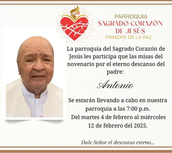 ¡MUERE EL PADRE TOÑO! - *Consternación, Diócesis emite condolencias