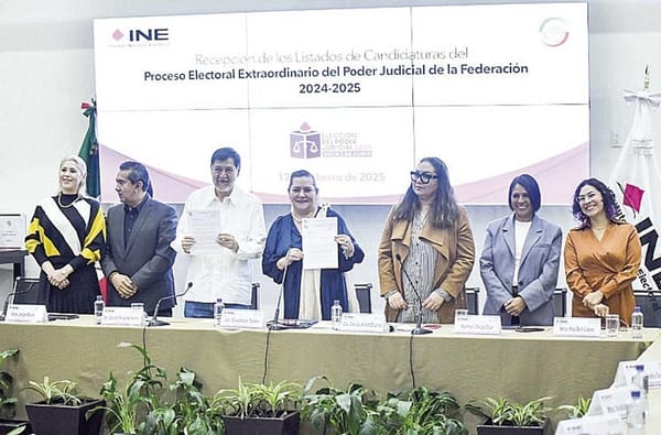 ¡ENTREGA SENADO AL INE LISTA DE ASPIRANTES PARA ELECCIÓN JUDICIAL!