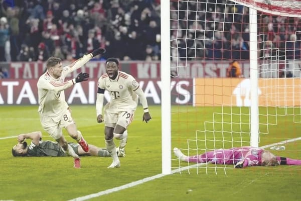 ¡SUFRIENDO AVANZA BAYERN A OCTAVOS DE LA CHAMPIONS!