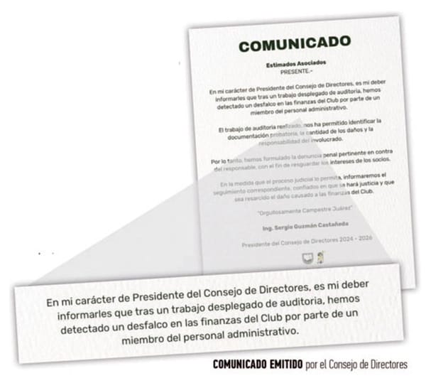 ¡DESFALCAN AL CAMPESTRE CON 21.5 MDP!