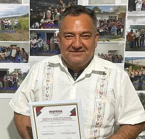 ¡PLAGIAN A ASPIRANTE A ALCALDE DE MORENA!