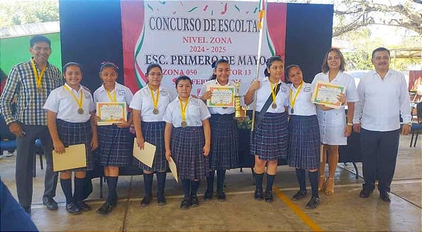 ¡BRILLA ESCUELA “VENUSTIANO CARRANZA” DENTRO DEL CONCURSO DE ESCOLTAS 2025!