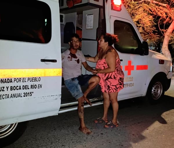 ¡HERMANOS LESIONADOS POR DERRAPÓN EN LA HERRADURA!