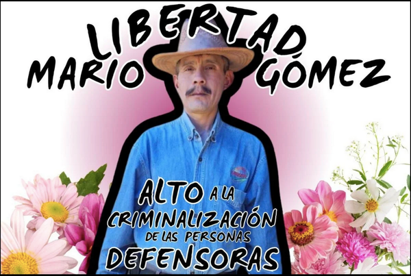 ¡MÁS DE 50 ONG PROTESTARON POR LA DETENCIÓN DEL DEFENSOR TSOTSIL, MARIO GÓMEZ!