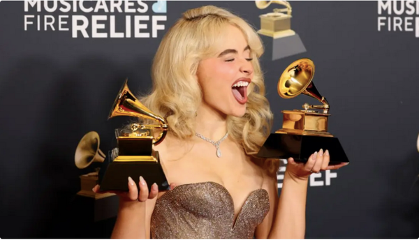 ¡GRAMMYS 2025, LA LISTA DE GANADORES: DE SABRINA CARPENTER A CHAPPELL ROAN!
