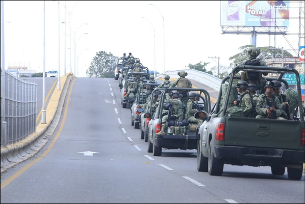 ¡LLEGAN 300 SOLDADOS A REFORZAR  LA SEGURIDAD EN TABASCO!