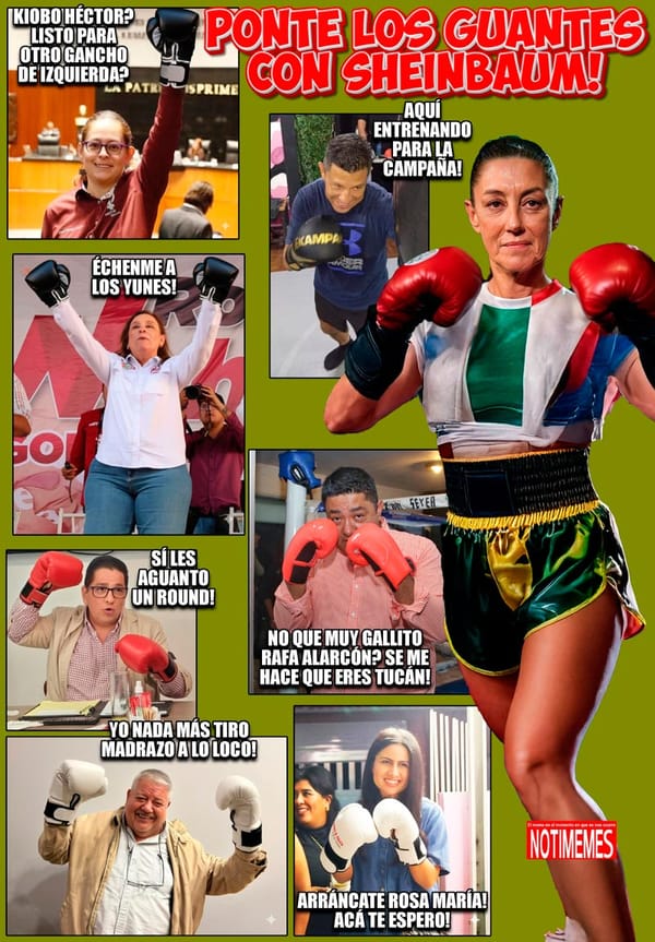 NOTI-MEME | - PONTE LOS GUANTES CON SHEINBAUM!