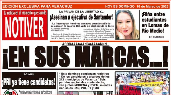 LA PORTADA - DOMINGO 16 DE MARZO 2025
