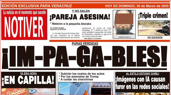 LA PORTADA - DOMINGO 30 DE MARZO 2025