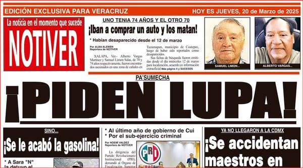 LA PORTADA - JUEVES 20 DE MARZO 2025