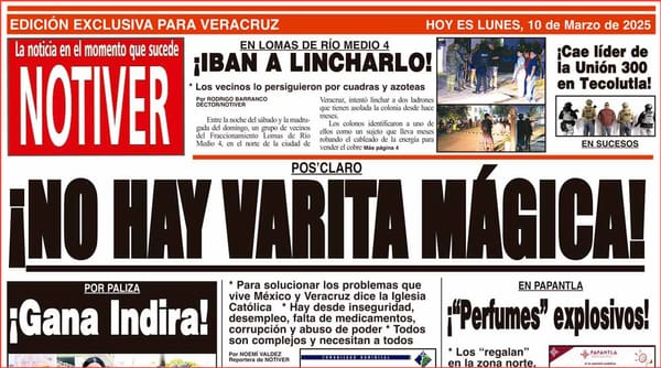 LA PORTADA - LUNES 10 DE MARZO 2025