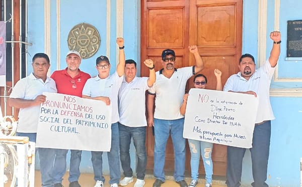 ¡TRABAJADORES DEL INAH SE LE REBELAN AL DIRECTOR! - * Acusan a Diego Prieto de cometer irregularidades