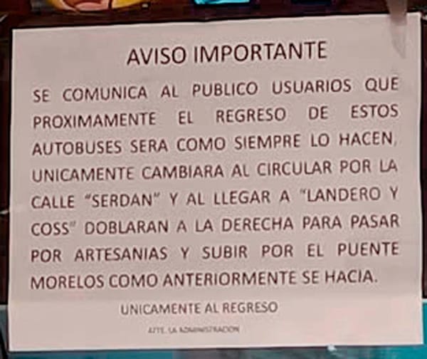 ¡EL PUENTE MORELOS! - *‘Rebelión’ de urbanos se enrutan solitos el lunes