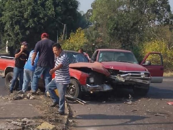 ¡DOS HERIDOS EN ENCONTRONAZO!