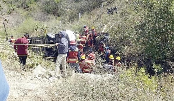 ¡TRAGEDIA EN OAXACA: 18 MUERTOS Y 23 HERIDOS! - REGRESABAN DEL MITIN DE SHEINBAUM