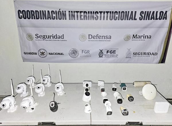 ¡DESACTIVAN MÁS DE SEIS MIL 500 CÁMARAS COLOCADAS POR ORGANIZACIONES CRIMINALES!