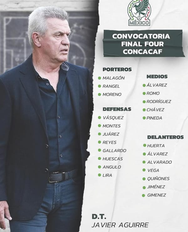 ¡”VASCO” AGUIRRE ANUNCIA EL TRICOLOR PARA LA NATIONS LEAGUE ANTE CANADÁ!