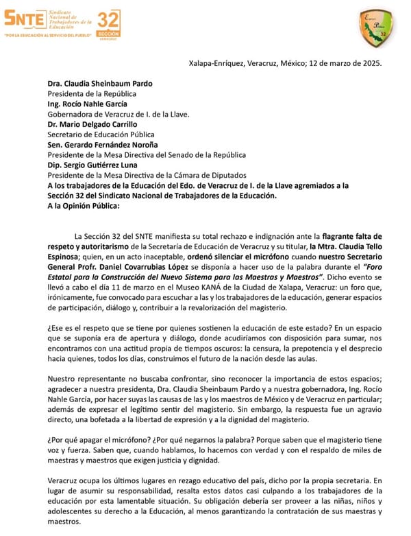 ¡SNTE VS. TELLO! - YA SE ARMÓ